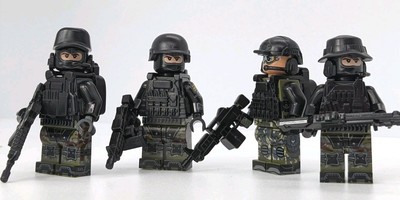 Lego Minifigure Militares Lego Apocalipsis Zombie Lego Soldados