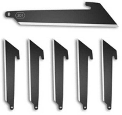 Outdoor Edge Utility Blade Pack 3'' Plain Edge 420j2 Stainless Steel Construction