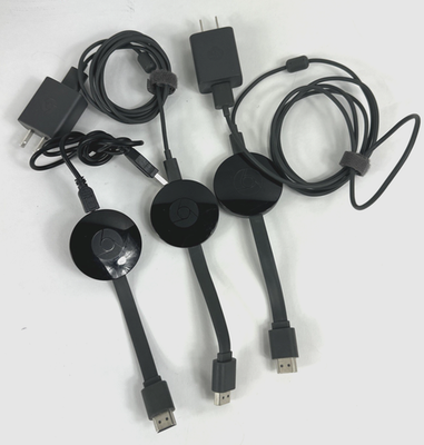 Google Chromecast (2nd Generation) Smart TV Dongle - Black