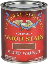 General Finishes Oil Based Penetrating Wood Stain, 1 Quart, Spiced Walnut
