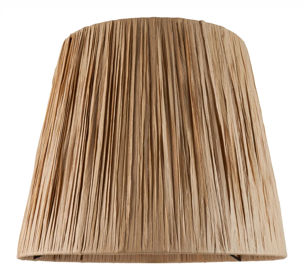 Lampshade Beige Raffia Shade 320mm Endon 111507