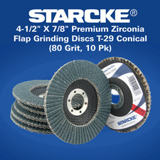 4-1/2 X 7/8 Premium Zirconia Flap Grinding Di...