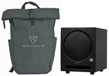 Presonus Eris Sub 8BT Compact 8" subwoofer attivo da studio alimentato + zaino per laptop