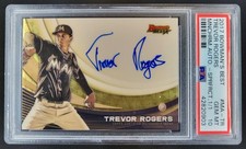 2017 Bowman's Best Trevor Rogers Monochrome Auto SuperFractor 1/1 PSA 10 LF2