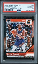 2024 PANINI DONRUSS OPTIC BLACK FAST BREAK 1/1 #88 KEVIN DURANT 1/1 PSA 10