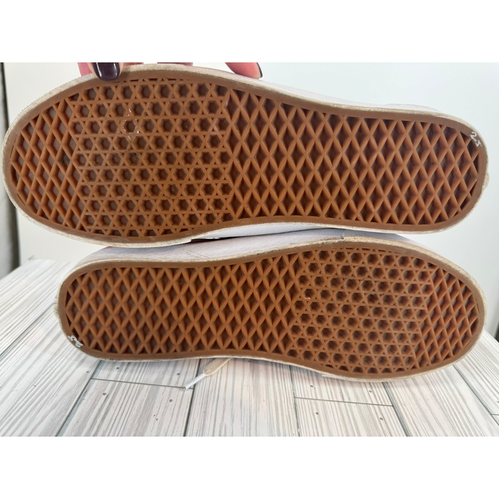 Vans Skater Low Top Red Checkerboard Suede Canvas Sneakers Men's Shoes Size 12 thumbnail 10