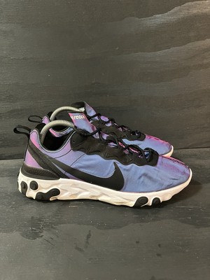 Nike React Element 55 Men s Size 9 Premium Sunset Black Fuchsia Shoes BQ9241-002