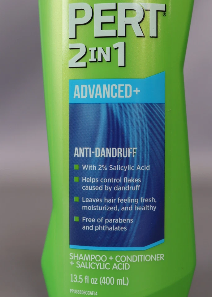 Pert Plus 2 in 1 Shampoo + Conditioner Dandruff Control 13.50 oz Pack 2 - Image 2 of 4