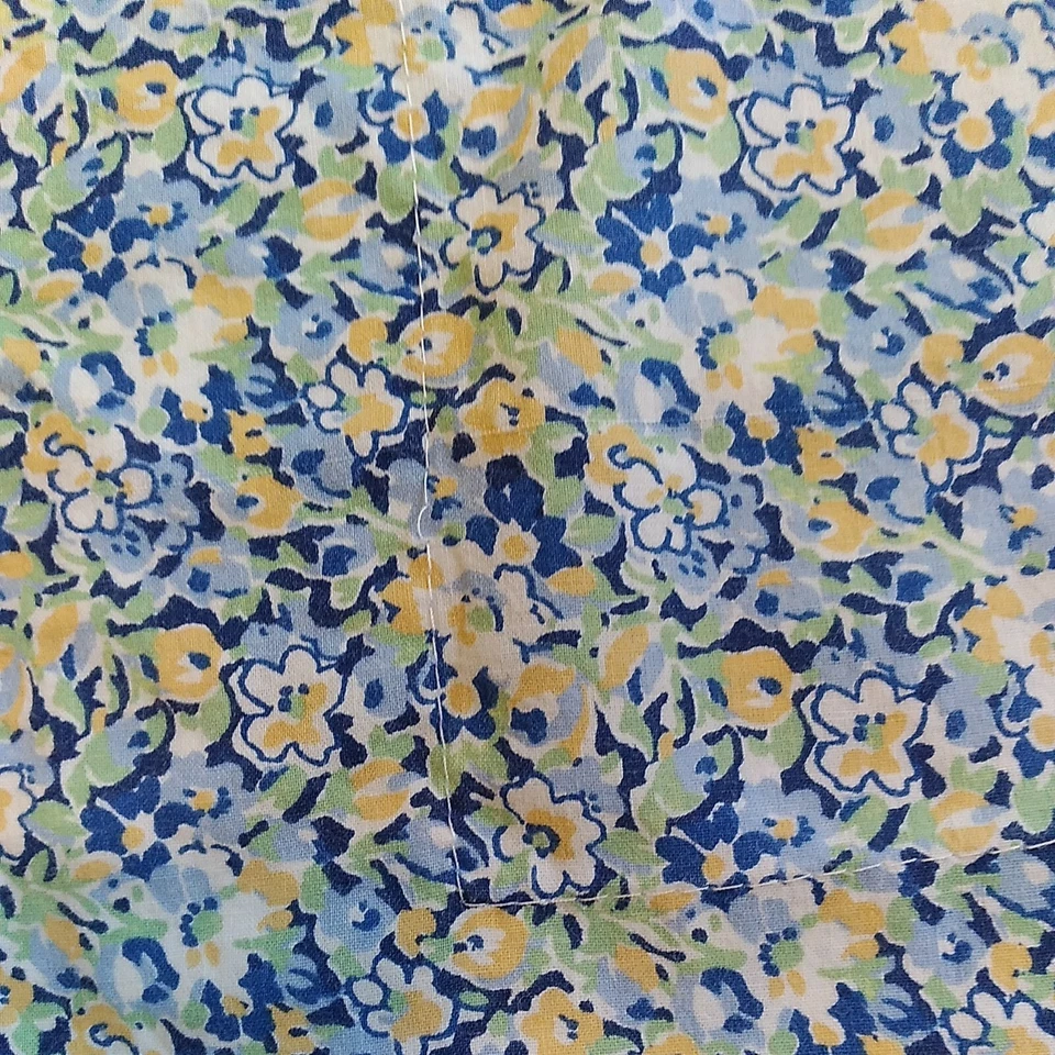 Tommy Hilfiger Euro Sham & Bolster Floral/Gingham/A Cuadros Azul/Amarillo Foto 3 de 4