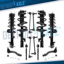 AWD Rear Front Struts Coil Spring Tie Rods Kit for 2001-2003 Toyota Highlander