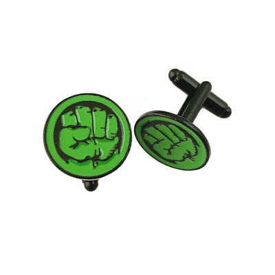 Hulk Fist Green Cuff Links Shirt Wedding Dress Up Date Night Novelty Jewelry