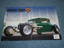 1932 Chevy 5-window Coupe Lowboy Hot Rod Article Rough Star