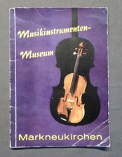 Broschur, Führer durch das Musikinstrumenten - Museum Markneukirchen, DDR 1975