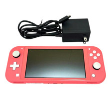 Refurbished Nintendo Switch Lite Coral Console  Charger Region free Ship First