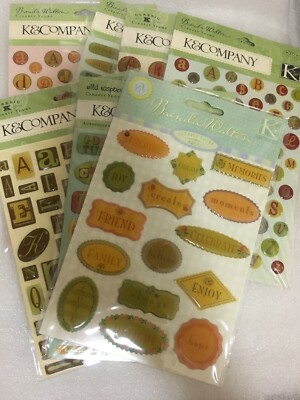 K&Company K&Co Scrapbooking Clearly Yours Epoxy Sticker