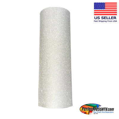 24'' x 325' Roll - Glitter DTF PET Film. 75u Single-Sided