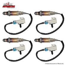 Set of 4 Bosch Oxygen O2 Sensor for 2003-2005 Cadillac Chevrolet GMC V8 5.3L