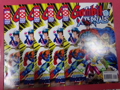 GAMBIT and the X-TERNALS #1 Lot of 5 Tony Daniel Standard Cover Marvel 1995