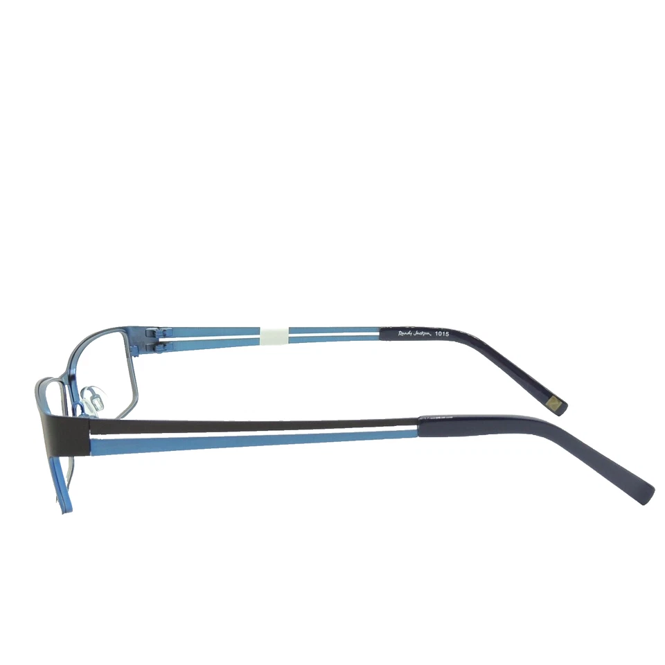 Marco de gafas Randy Jackson RJ1015 1015 negro azul 55 16 145 Foto 3 de 4