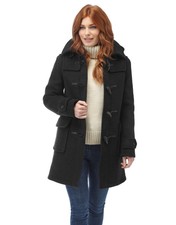 Original Montgomery Women's London Classic Fit Duffle Coat - Charcoal