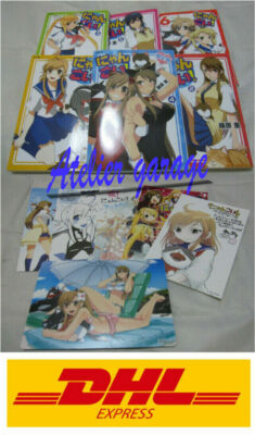 USED Nyan koi Vol.1-6 + LTD Mouse Pad & Illustration Card 5 Set Japanese Manga