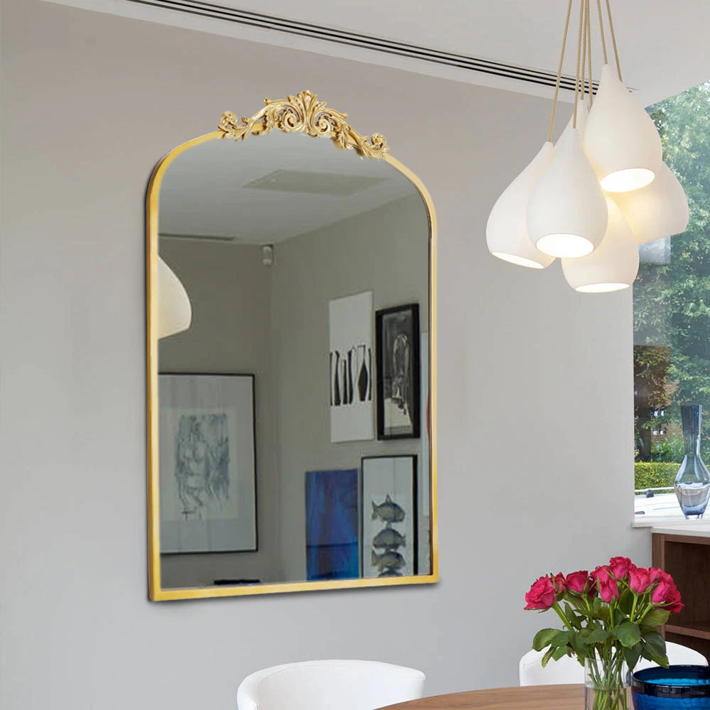 Living spaces on sale dresser with mirror
