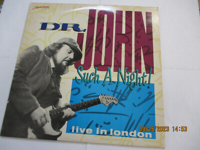 DR JOHN - SUCH A NIGHT LIVE IN LONDON - LP VINYL EX/EX 1984