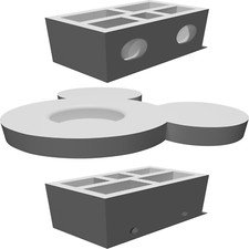 Wall Bracket Compatible with IKEA STUVA FRITIDS - Mickey Mouse Theme 15mm Base