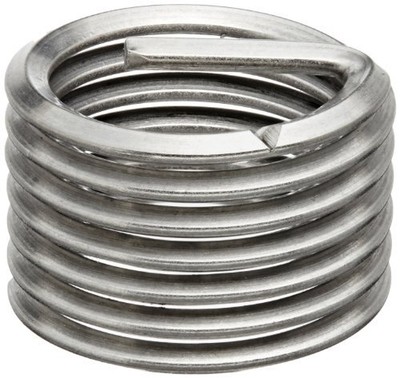 Threaded Insert 18-8 Stainless Steel Helical M3-0.5 Internal Threads 4.5mm Le...