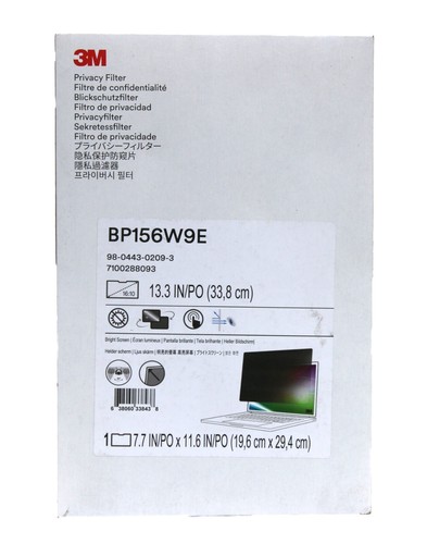 3M Black Privacy Screen Filter for 13.3" 16:10 Laptop Display (BP156W9E) - Picture 3 of 6