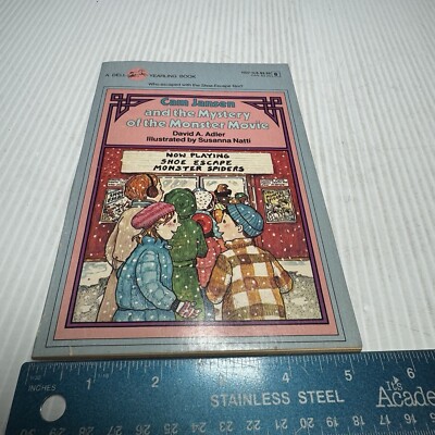 Vintage 1980 s Cam Jansen & The Mystery Of The Monster Movie Book 8