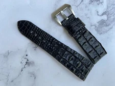 26mm 24mm 22mm 21mm 20mm 19mm 18mm 16m Black alli.../. Leather Watch Strap Band