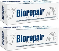 Biorepair Toothpaste Pack of 2 Enamel Repair Fluoride Free Kids Safe 2.5 Fl Oz