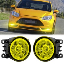 Yellow For 2012 2013 2014 Ford Focus Front Bumper Led Fog Lights Lamps Pair Yellow For 2012 2013 2014 Ford Focus Front Bumper Led Fog Lights Lamps Pair