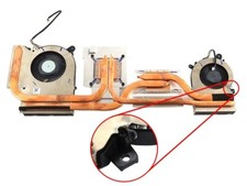 MSI PULSE GL66 12UDK COOLING HEATSINK FAN ASSEMBLY E32-2501190-HH7 BROKEN EAR