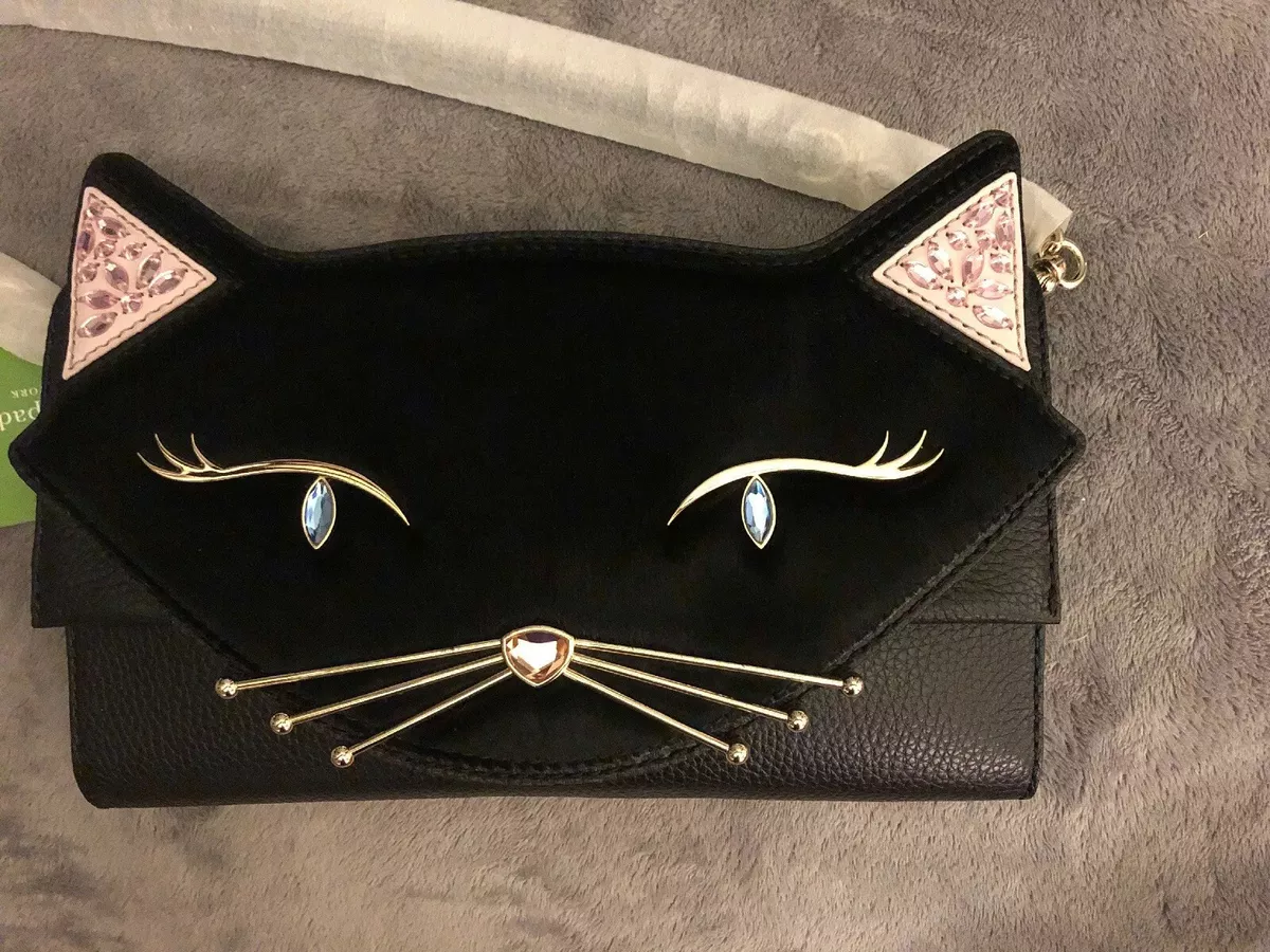 Kate Spade Meow Cat Crossbody Bag In Pinkopalin | ModeSens