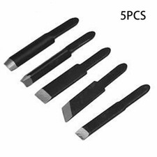 5pcs Wood Carving Chisel Blade For Woodworking Electric Rotary Tool Machine new