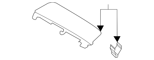 Genuine Subaru Speaker Grille 66117AN02A