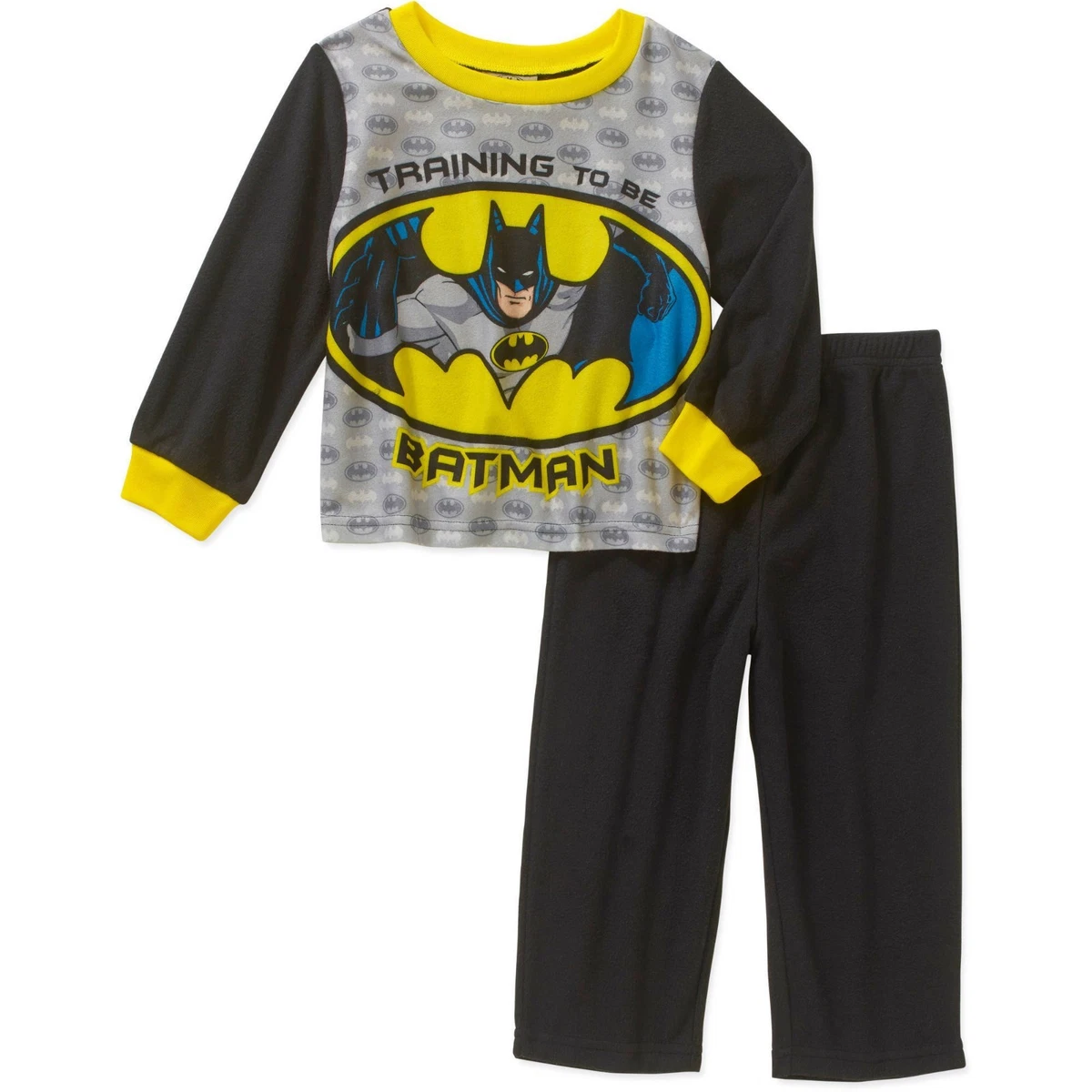 Batman Pajamas 24 Months 2T 3T 4T Toddler Boy 2 Piece New Flannel
