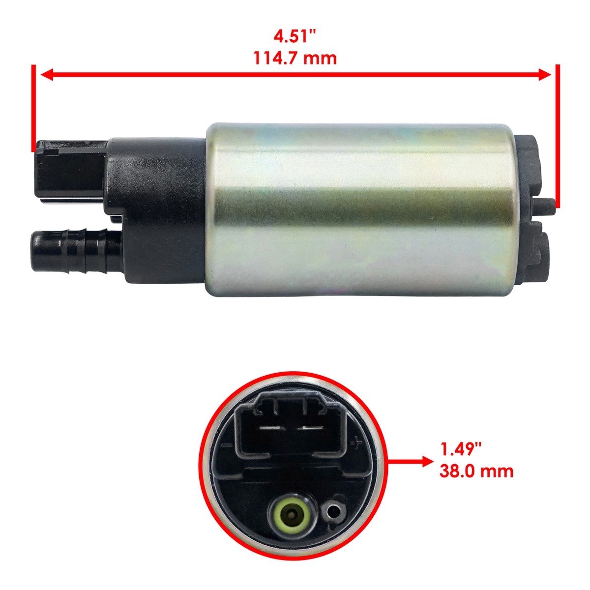 In-Tank Fuel Pump For Can-Am Outlander Max 650 4x4 (2006-2012) - Caltric Replacement