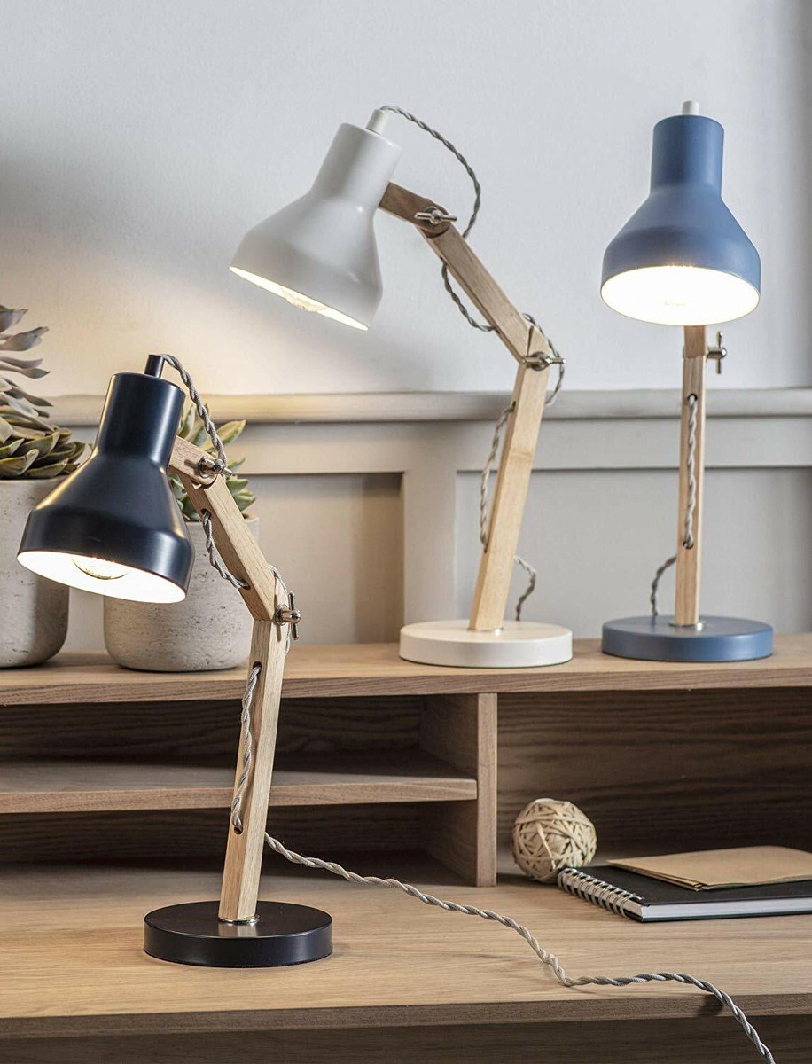 Vintage Bedside Table Office Reading Study Desk Lamp Adjustable LED  Spotlight - Main Image