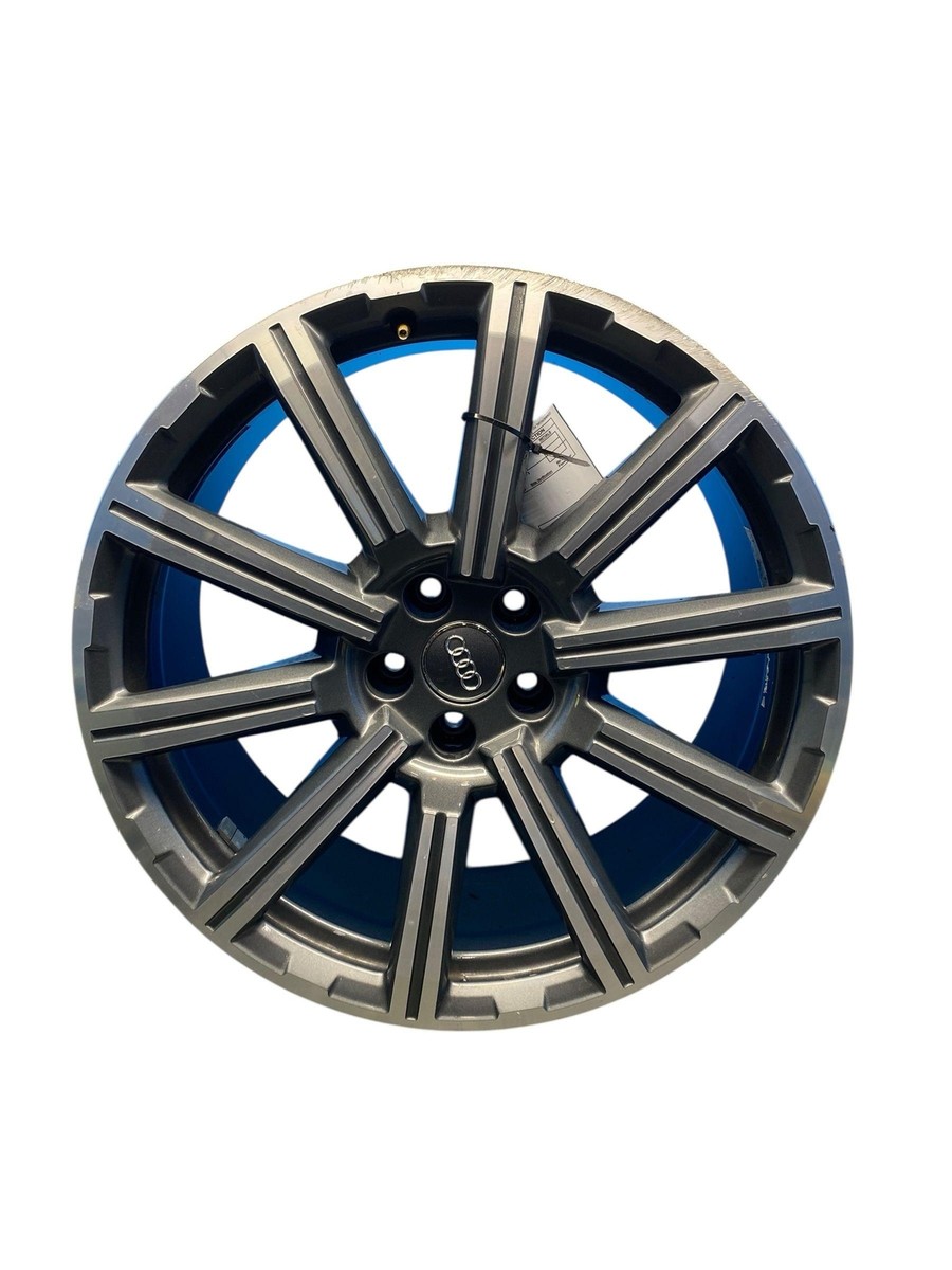 2017-2019 AUDI Q7 4M OEM 20X9 10 SPOKE STAR DESIGN ALUMINUM WHEEL