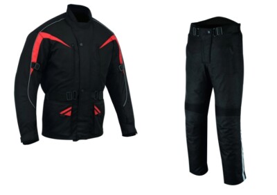Warrior Pro Arc 10000 Herren Cordura Wasserdicht Motorradanzug mit CE Rüstungen