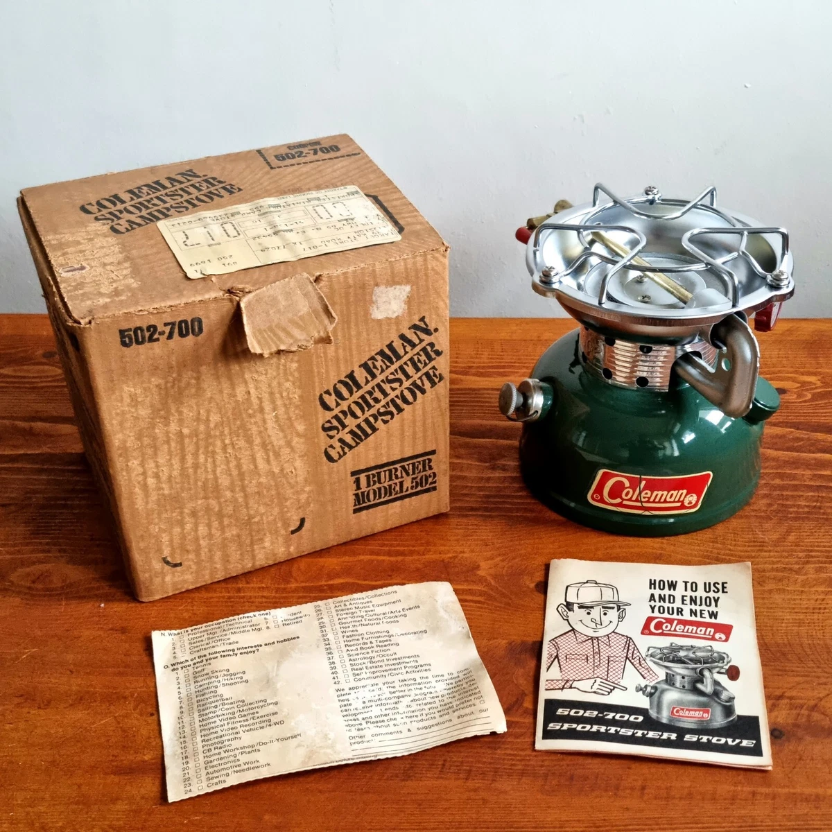 Coleman Burner Dual Fuel Sportster Stove Grey 3000003654 net
