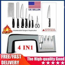 KNIFE Sharpener PROFESSIONAL System Scissors Tool Heavy Duty Diamond Tungsten