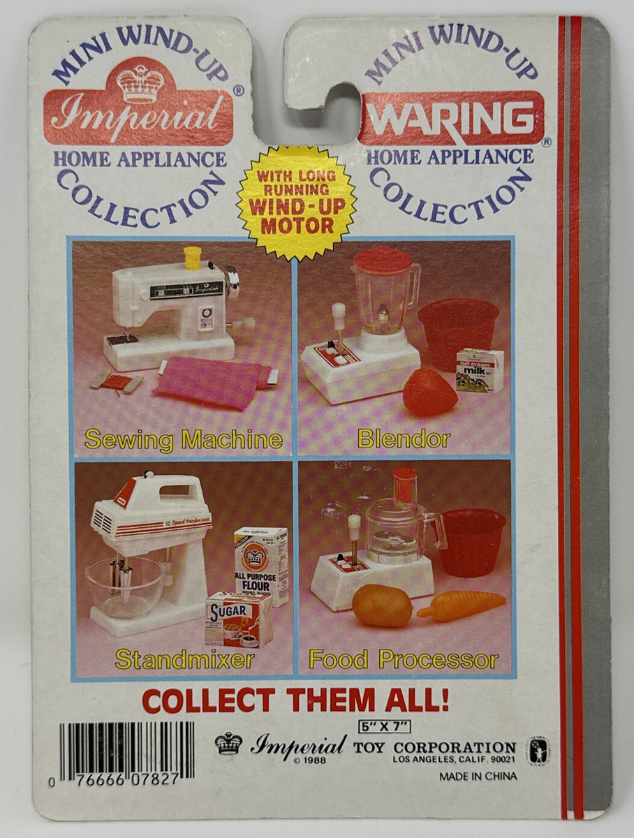 新品未使用【伊勢湾台風頃のおもちゃ】 Vintage Imperial Toy Corp Mini Wind-Up Sewing Machine, 1988