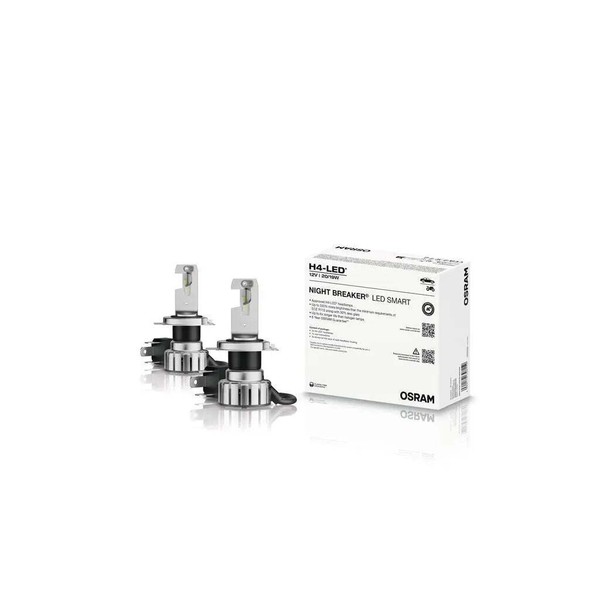2X StüCk H4 LED Osram Night Breaker LED Smart +330% Stvzo-Konforme Profi-Set.-image