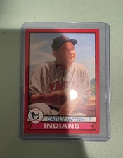 Early Wynn Topps /50 Serial Numbered Card — Cleveland Indians red