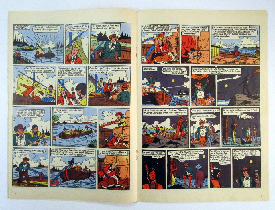 Bessy Comic Heft Nr.11 Teufelskerle am Mississ... Original Bastei Verlag 1965-85 - Bild 2 von 3