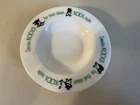 VTG Advertising Ashtray Kools  Penguin Milk Glass Opalex Made In France 5.25” C
